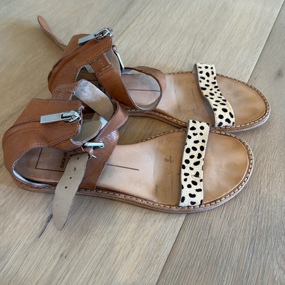 Dolce Vita sandals zip up back side buckle sz 6 Anthropologie - Picture 5 of 7